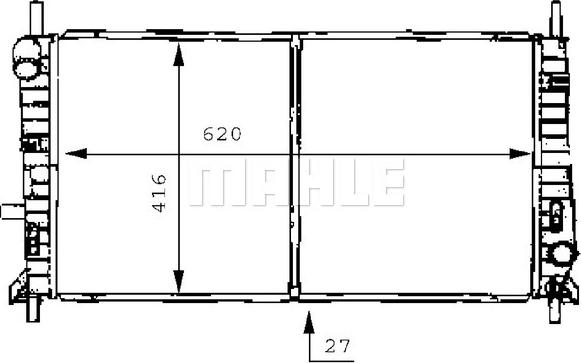 Wilmink Group WG2182735 - Radiator, engine cooling autospares.lv