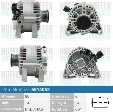 Wilmink Group WG2174938 - Alternator autospares.lv