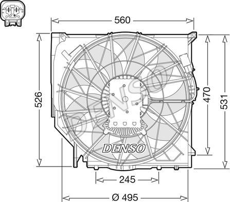 Wilmink Group WG2170086 - Fan, radiator autospares.lv