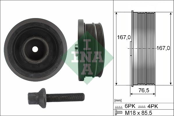 Wilmink Group WG2171317 - Belt Pulley, crankshaft autospares.lv