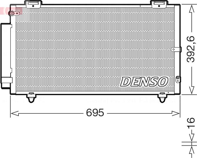 Wilmink Group WG2339192 - Condenser, air conditioning autospares.lv