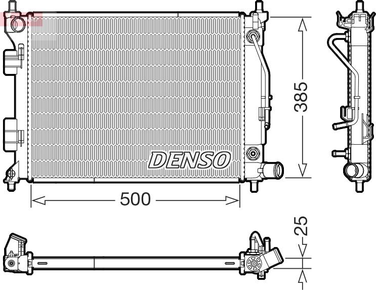 Wilmink Group WG2339249 - Radiator, engine cooling autospares.lv