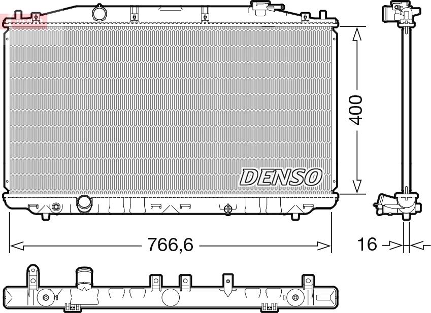 Wilmink Group WG2339240 - Radiator, engine cooling autospares.lv