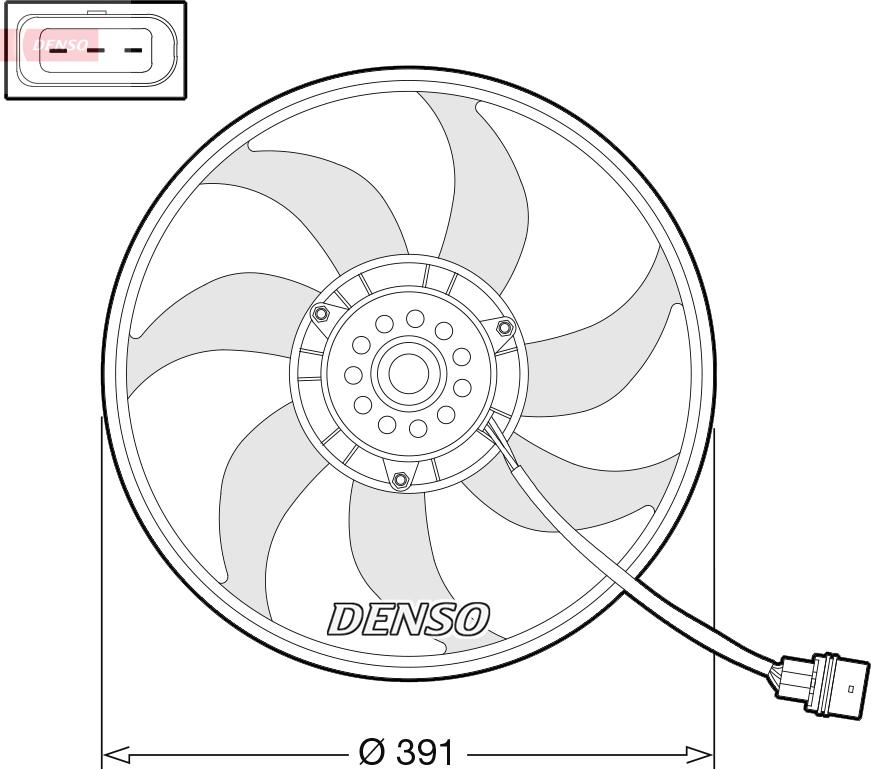 Wilmink Group WG2339222 - Fan, radiator autospares.lv