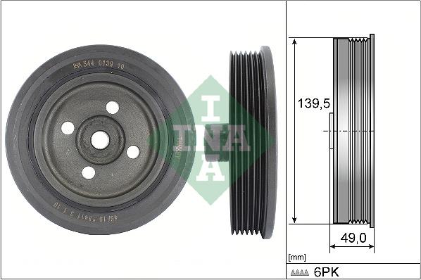 Wilmink Group WG2326291 - Belt Pulley, crankshaft autospares.lv