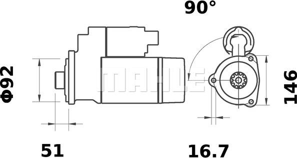 Wilmink Group WG2260131 - Starter autospares.lv