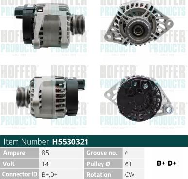 Wilmink Group WG2263683 - Alternator autospares.lv