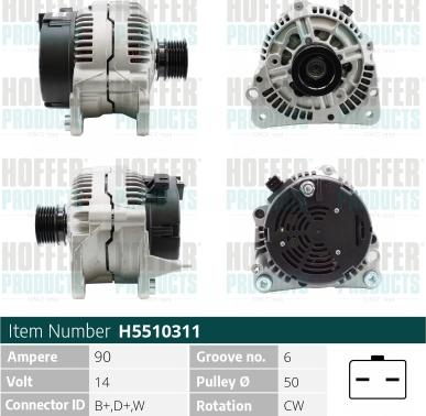 Wilmink Group WG2263622 - Alternator autospares.lv