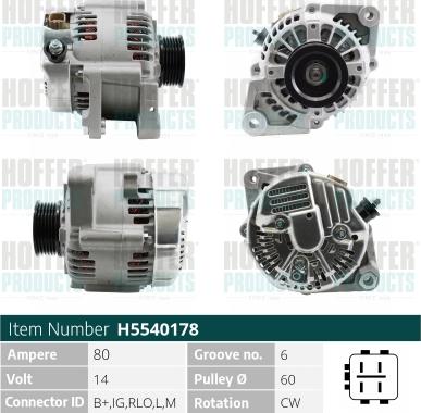 Wilmink Group WG2263706 - Alternator autospares.lv