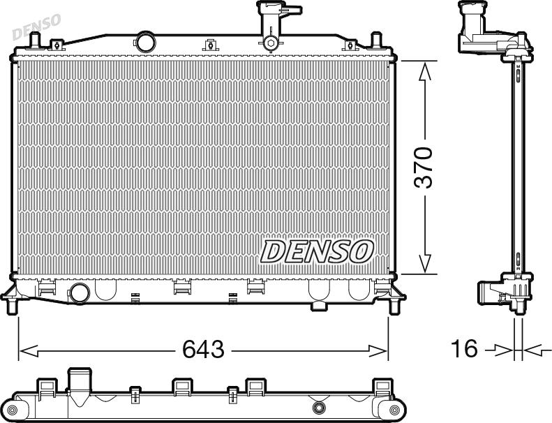 Wilmink Group WG2270663 - Radiator, engine cooling autospares.lv