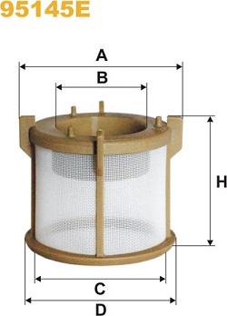 WIX Filters 95145E - Fuel filter autospares.lv