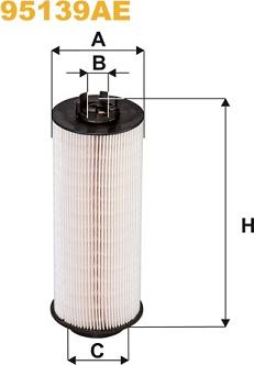 WIX Filters 95139AE - Fuel filter autospares.lv