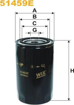 WIX Filters 51459E - Oil Filter autospares.lv