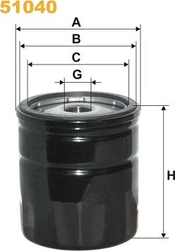 WIX Filters 51040 - Oil Filter autospares.lv