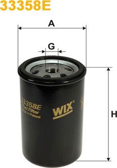 WIX Filters 33358E - Fuel filter autospares.lv