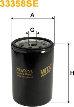 WIX Filters 33358SE - Fuel filter autospares.lv