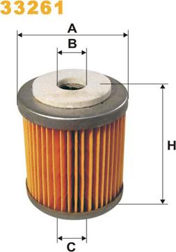 WIX Filters 33261 - Fuel filter autospares.lv