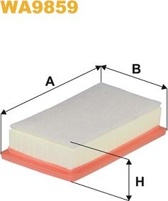 WIX Filters WA9859 - Air Filter, engine autospares.lv