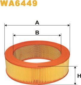 WIX Filters WA6449 - Air Filter, engine autospares.lv