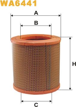 WIX Filters WA6441 - Air Filter, engine autospares.lv