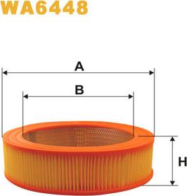 WIX Filters WA6448 - Air Filter, engine autospares.lv