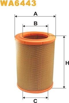 WIX Filters WA6443 - Air Filter, engine autospares.lv