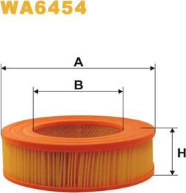 WIX Filters WA6454 - Air Filter, engine autospares.lv