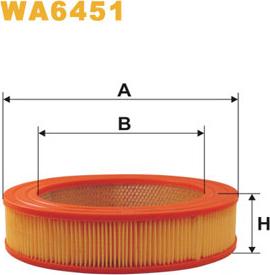 WIX Filters WA6451 - Air Filter, engine autospares.lv