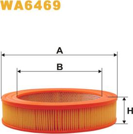 WIX Filters WA6469 - Air Filter, engine autospares.lv