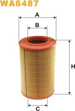 WIX Filters WA6487 - Air Filter, engine autospares.lv
