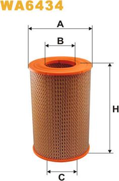 WIX Filters WA6434 - Air Filter, engine autospares.lv