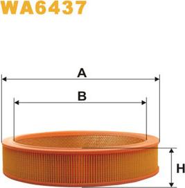 WIX Filters WA6437 - Air Filter, engine autospares.lv