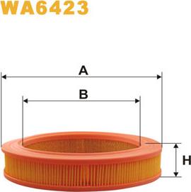 WIX Filters WA6423 - Air Filter, engine autospares.lv