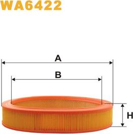 WIX Filters WA6422 - Air Filter, engine autospares.lv
