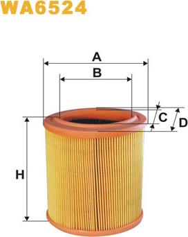 WIX Filters WA6524 - Air Filter, engine autospares.lv