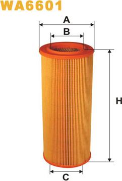 WIX Filters WA6601 - Air Filter, engine autospares.lv