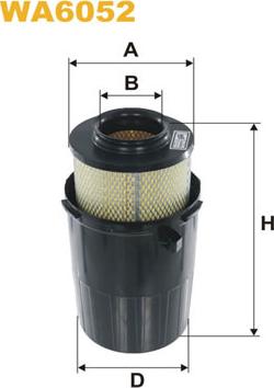 WIX Filters WA6052 - Air Filter, engine autospares.lv