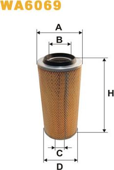 WIX Filters WA6069 - Air Filter, engine autospares.lv