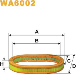 WIX Filters WA6002 - Air Filter, engine autospares.lv