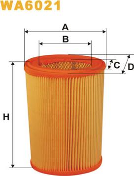 WIX Filters WA6021 - Air Filter, engine autospares.lv