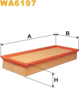 WIX Filters WA6197 - Air Filter, engine autospares.lv