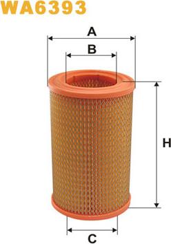 WIX Filters WA6393 - Air Filter, engine autospares.lv