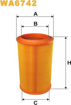WIX Filters WA6742 - Air Filter, engine autospares.lv