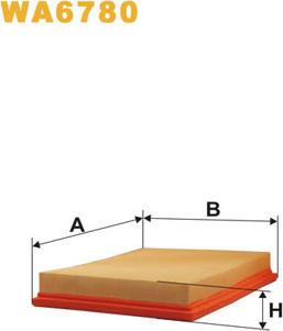 WIX Filters WA6780 - Air Filter, engine autospares.lv
