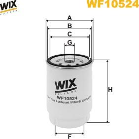 WIX Filters WF10524 - Fuel filter autospares.lv