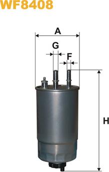 WIX Filters WF8408 - Fuel filter autospares.lv