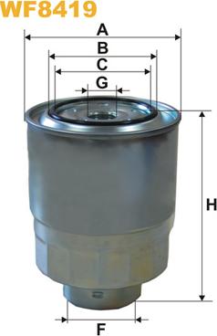 WIX Filters WF8419 - Fuel filter autospares.lv