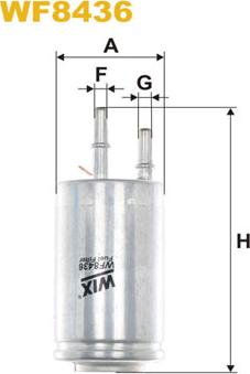 WIX Filters WF8436 - Fuel filter autospares.lv