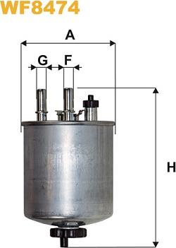 WIX Filters WF8474 - Fuel filter autospares.lv