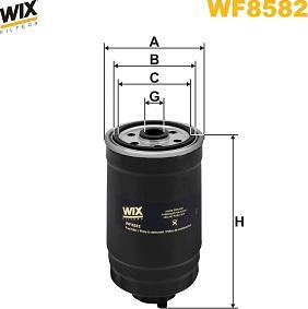 WIX Filters WF8582 - Fuel filter autospares.lv